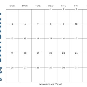 2025 Calendar
